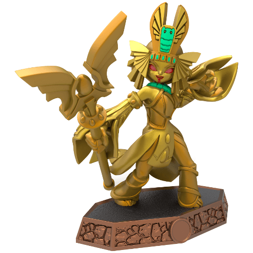 FIG: IMAGINATORS - GOLDEN QUEEN SKYLANDER (COSMETIC ISSUES) (USED)